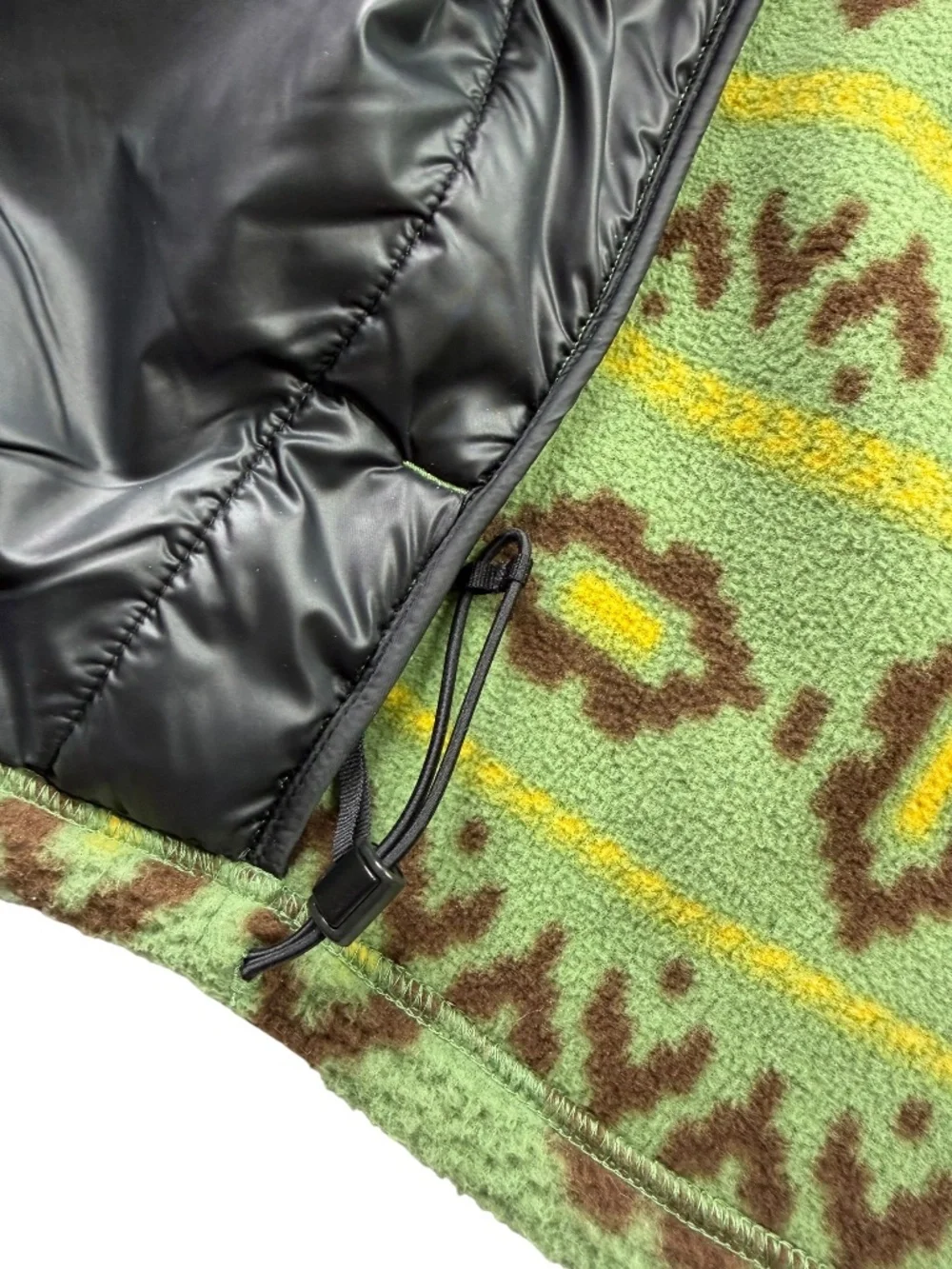 Prana Hurricane Full Zip Fleece Jacket M Green Aztec Southwestern Gorpcore